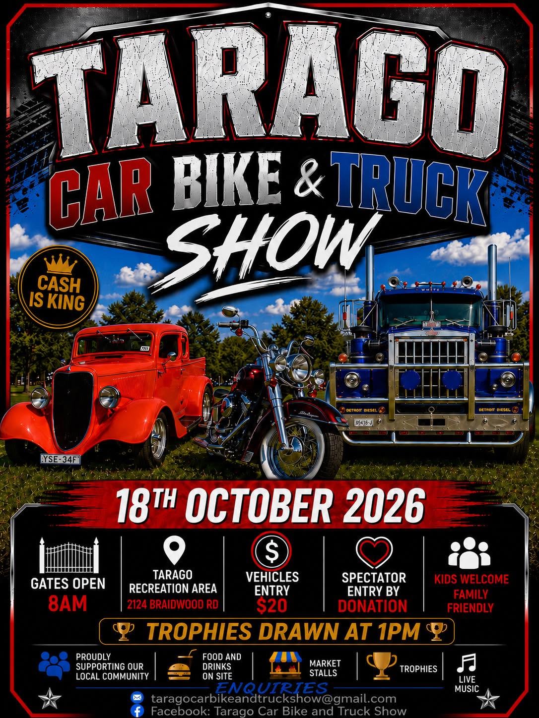 TARAGO CAR BIKE & TRUCK SHOW