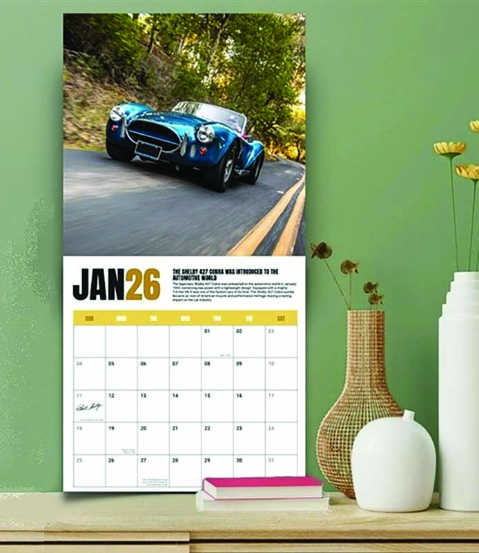 Shelby 2026 wall calendar