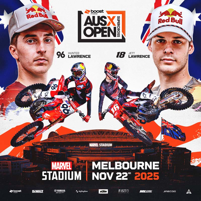 Lawrence brothers to ride at 2025 AUSX Open