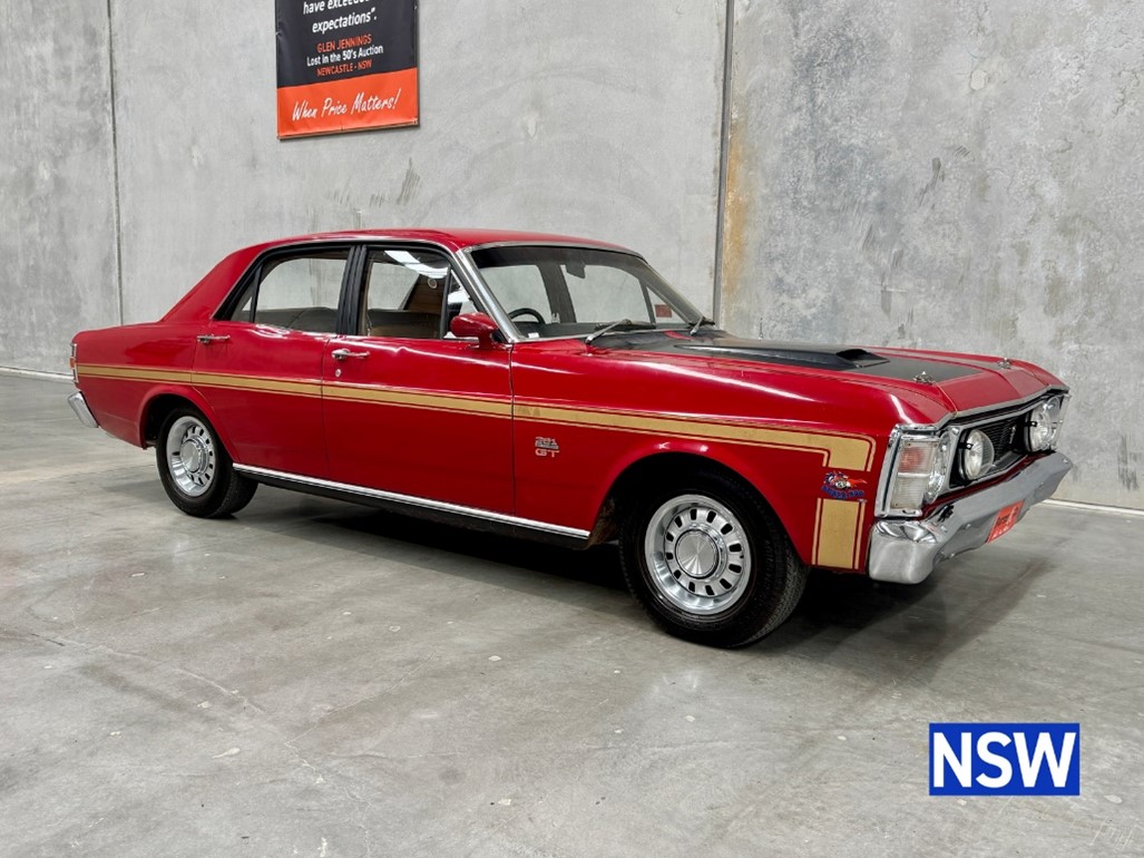 Genuine XW Falcon GT-HO Phase I headlines live auction on 16-18 March, with a Timed Online Parts & Accessories auction added, closing on 19 March.