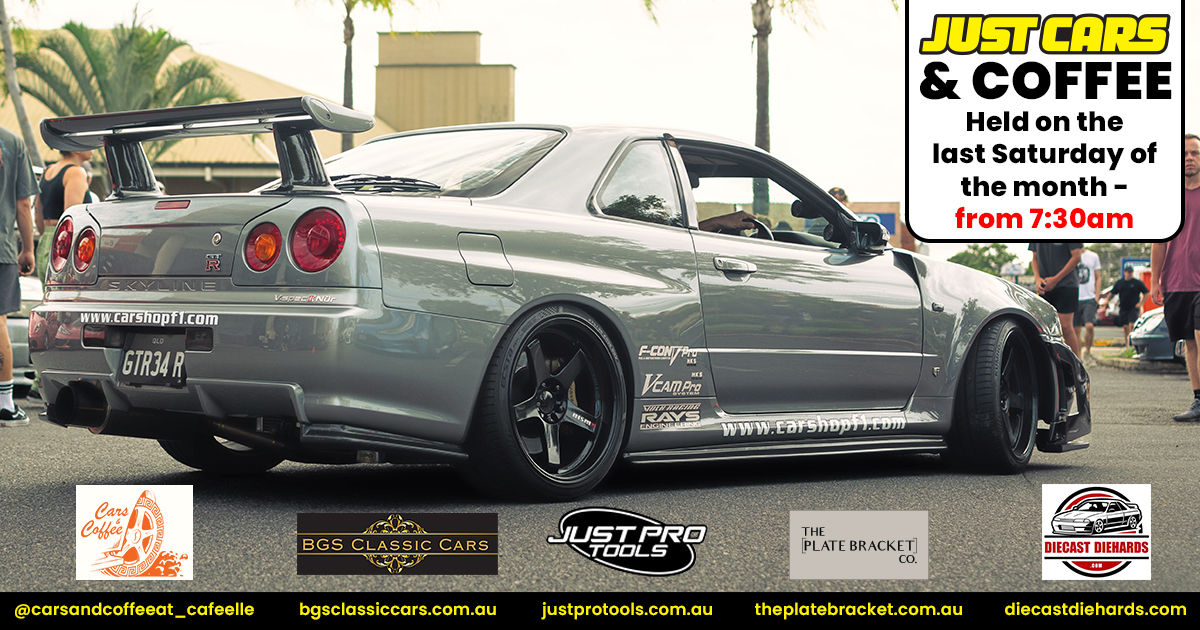 Show and sell at JUST CARS & COFFEE