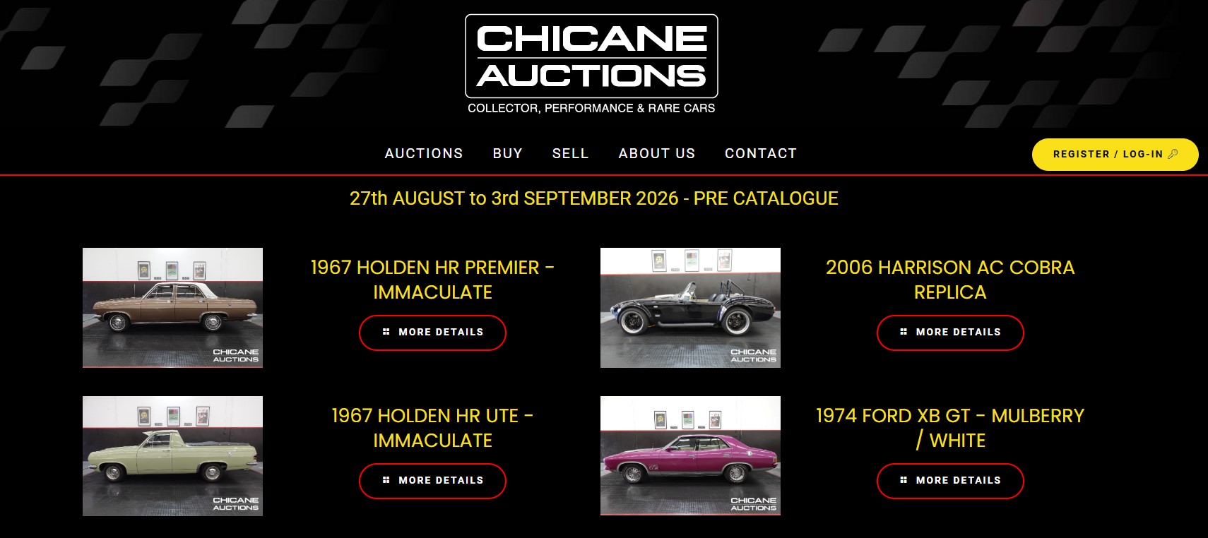 Classic Holdens, Fords on offer at Chicane’s upcoming August auction