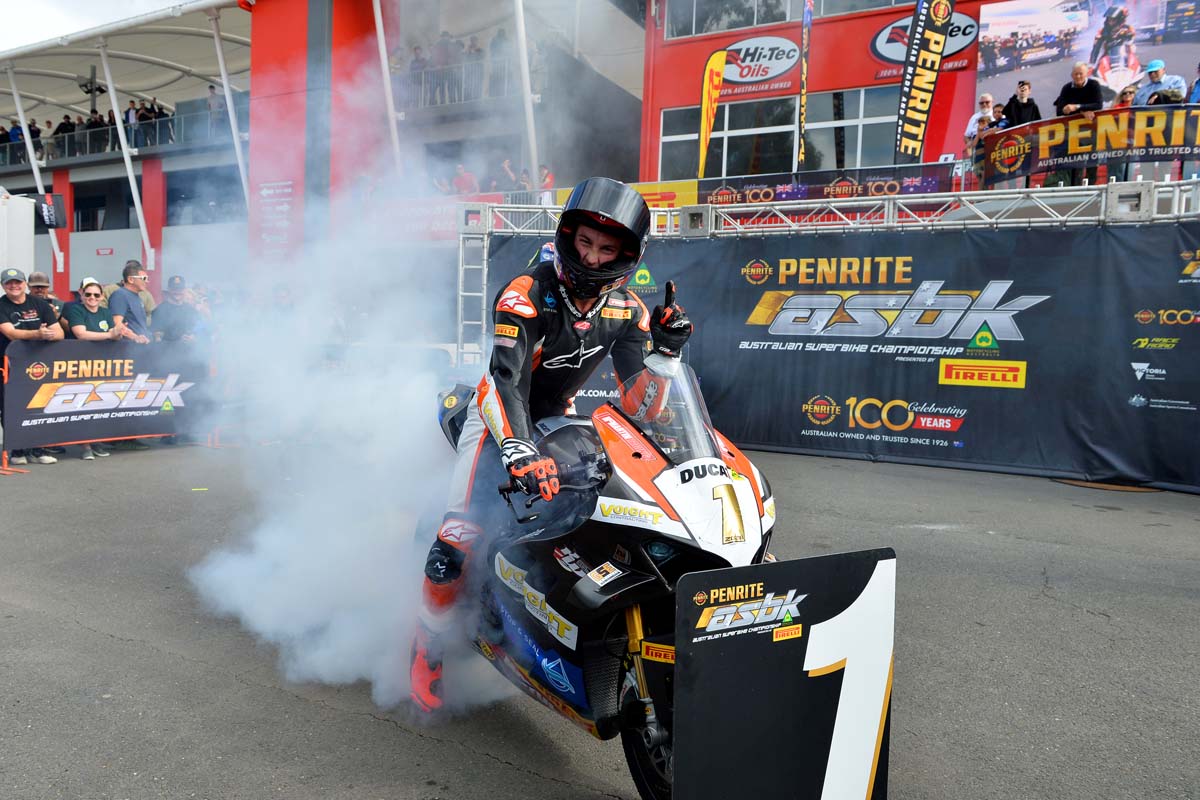 Harrison Voight wins maiden Australian Superbike Championship