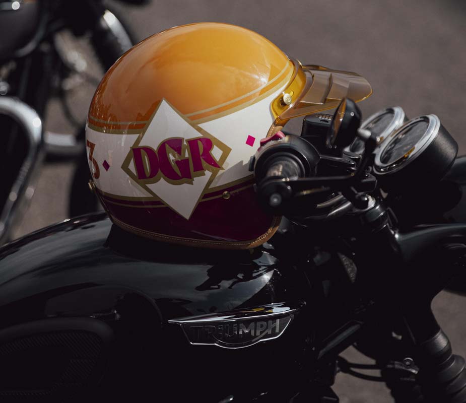 Triumph creates one-off Speed Twin 1200 Café Racer for 2026 DGR