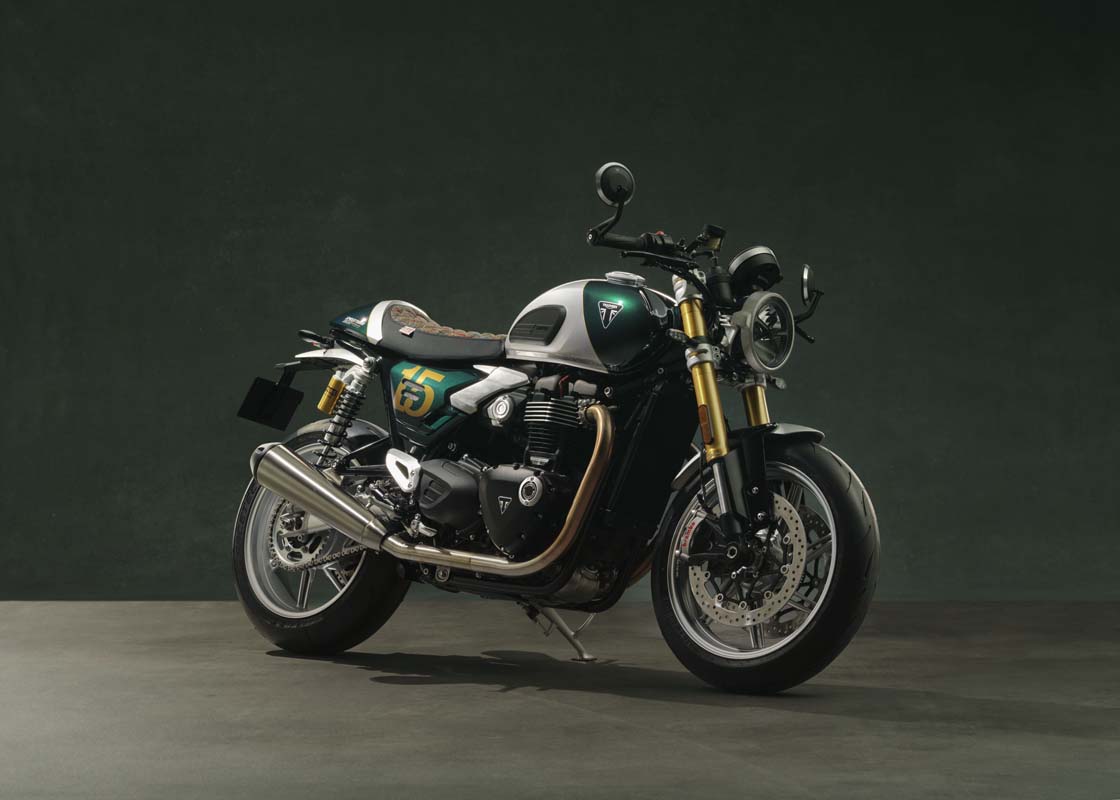 Triumph creates one-off Speed Twin 1200 Café Racer for 2026 DGR