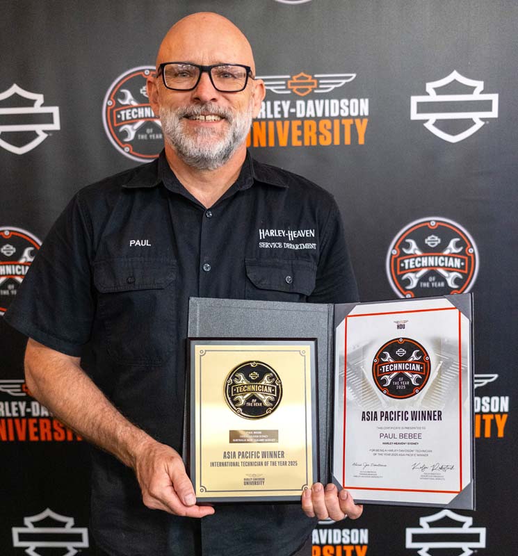 Aussie wins Harley-Davidson ‘APAC Technician of the Year’ award 
