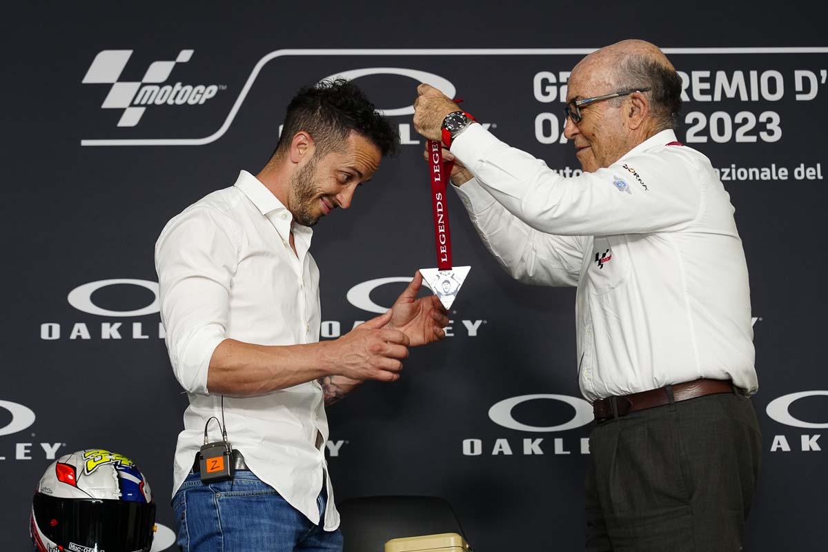 Andrea Dovizioso inducted as MotoGP Legend