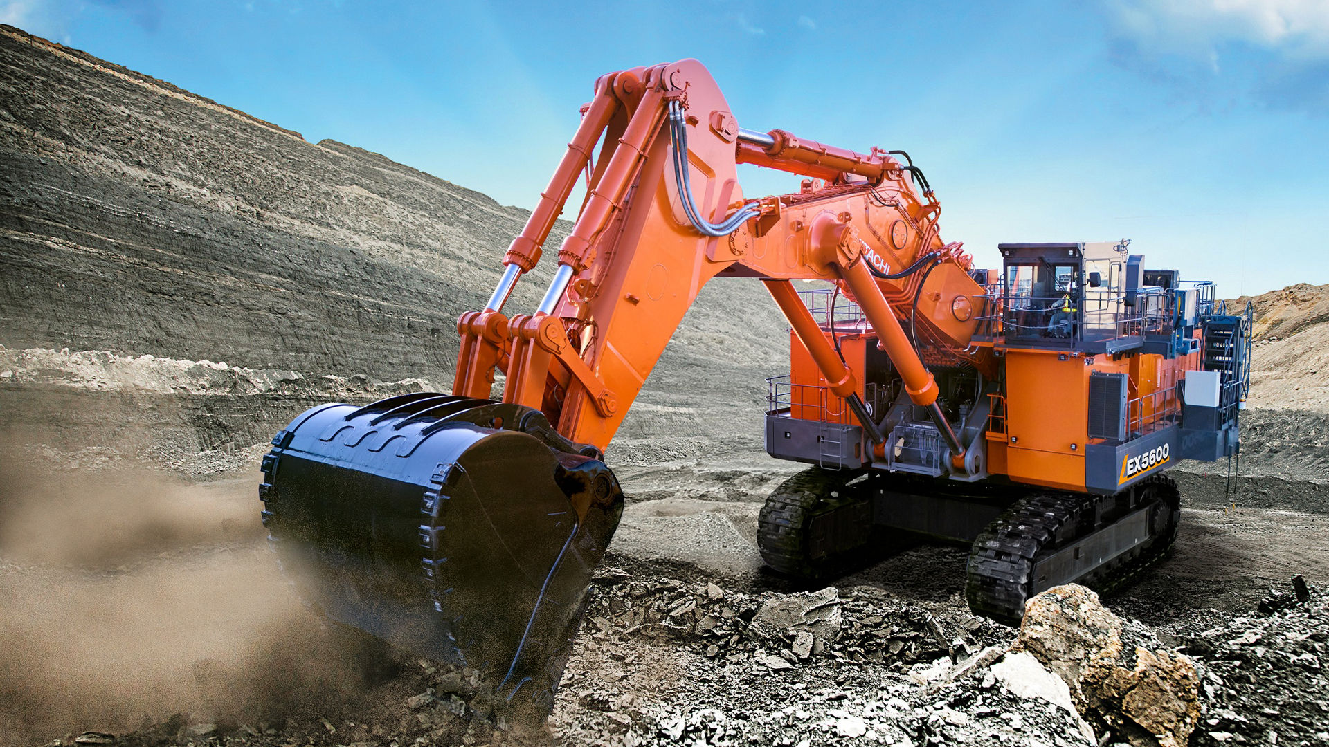 Hitachi introduces EX56007-P large excavator