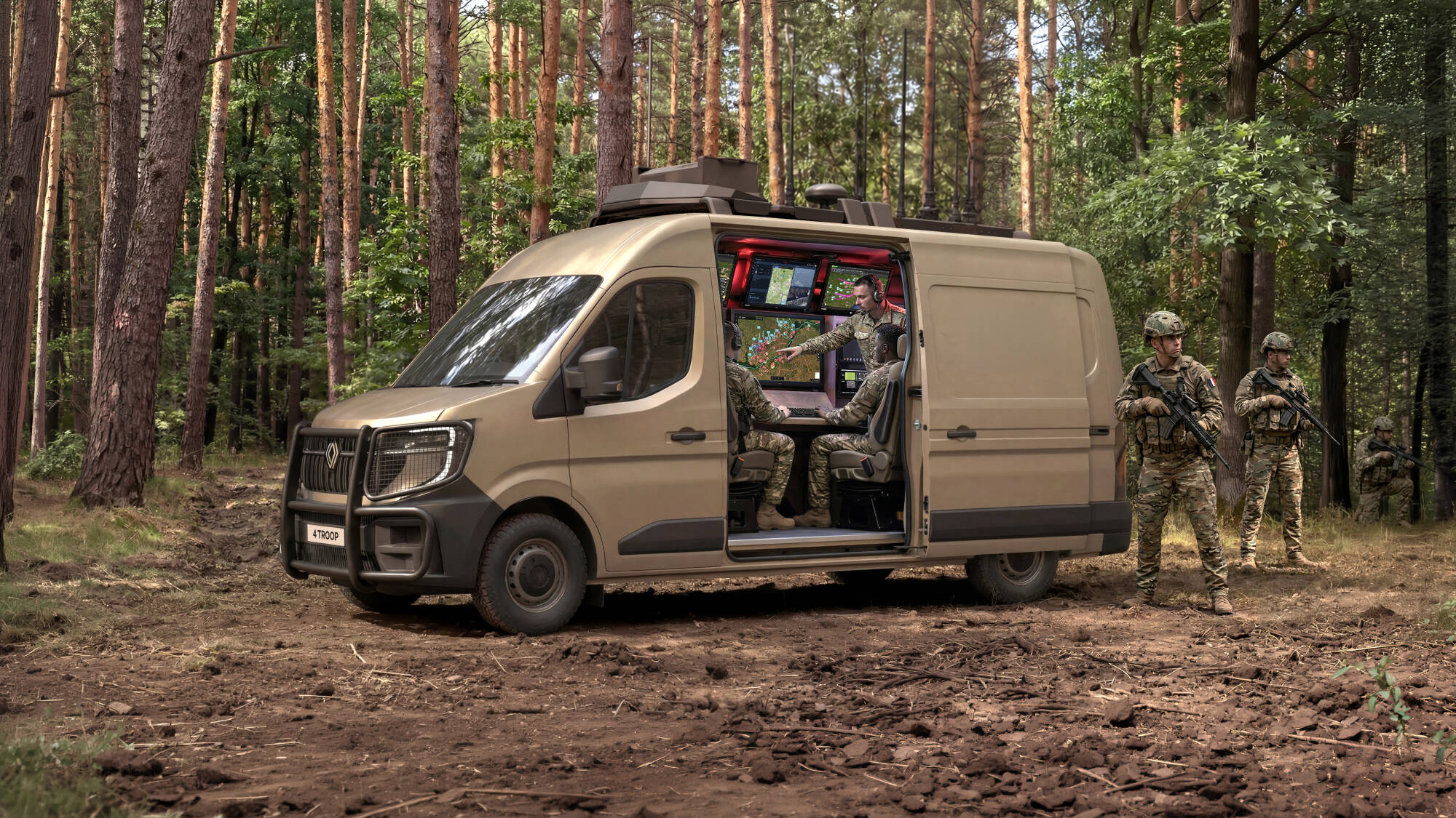 Renault unveils ‘4 TROOP’ military vehicle concept