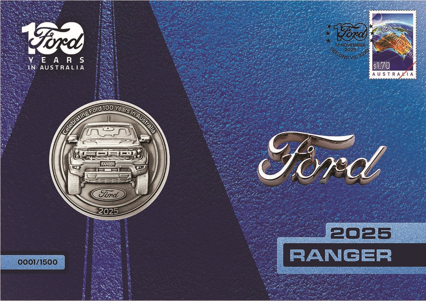 Ford Australia 100 year commemorative medallions