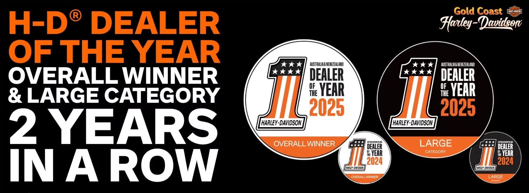 Gold Coast Harley-Davidson wins 2025 Dealer of the Year award