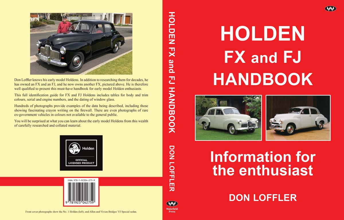 Don Loffler releases ‘Holden FX and FJ Handbook’