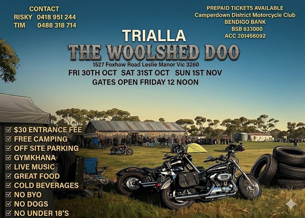 Trialla "The Woolshed Doo"