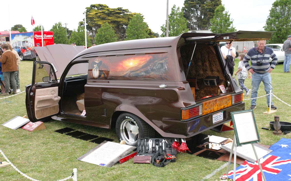 Geelong All Holden Day highlight – ‘Old Timer’ EJ custom panel van
