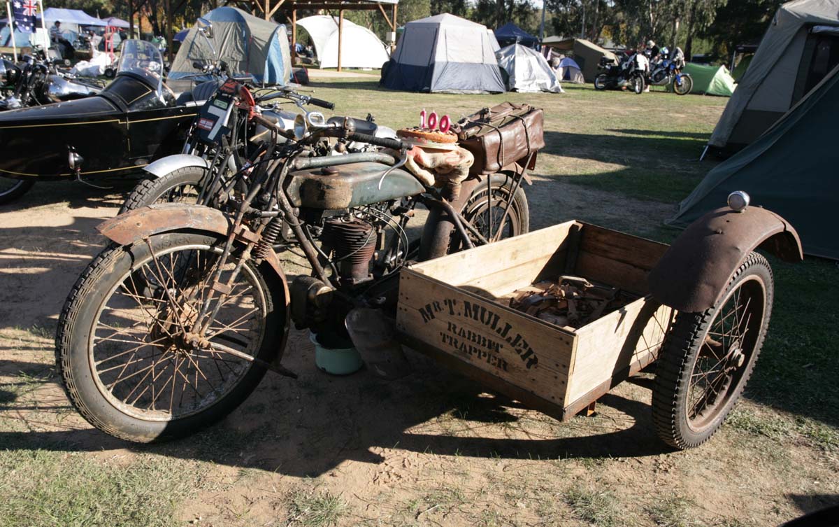 48th ABR Highlight – 1926 Triumph Model P outfit