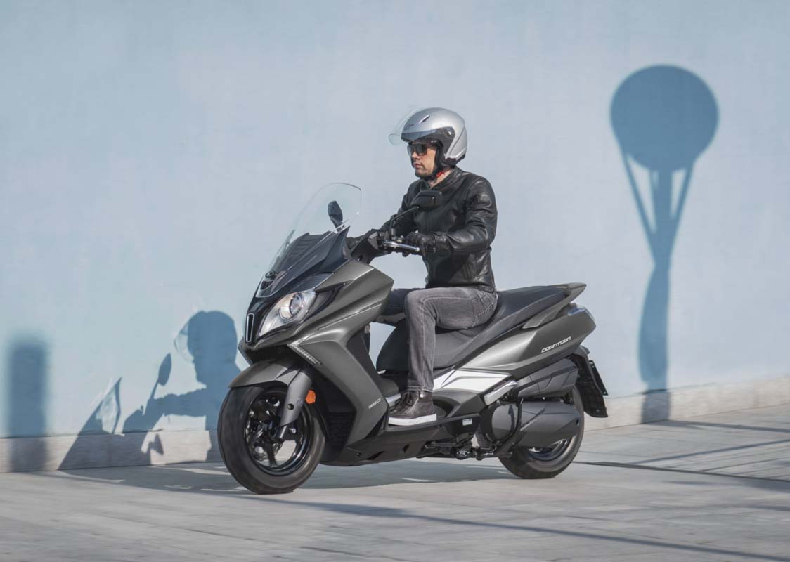 Kymco updates Downtown 350i TCS