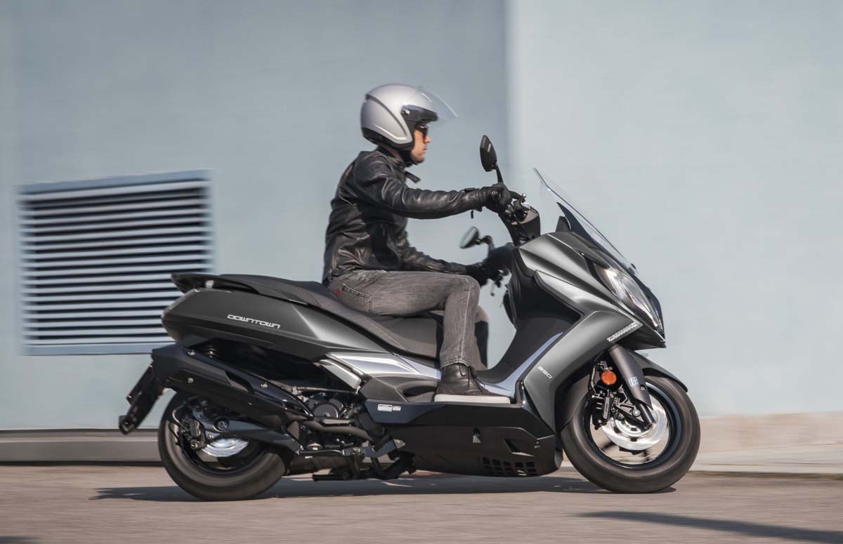 Kymco updates Downtown 350i TCS
