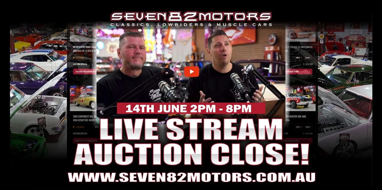 SEVEN82MOTORS’ HUGE June auction goes LIVE on 29 May