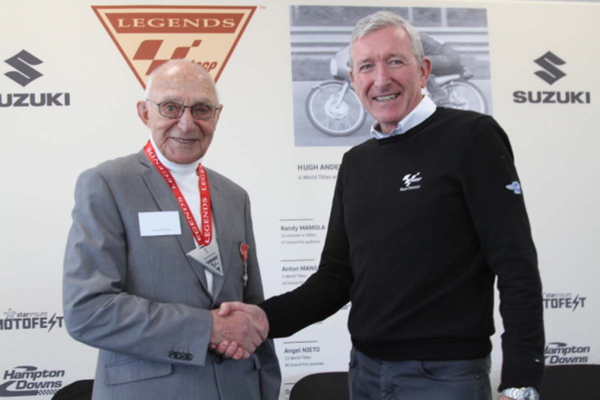 Hugh Anderson inducted as MotoGP Legend