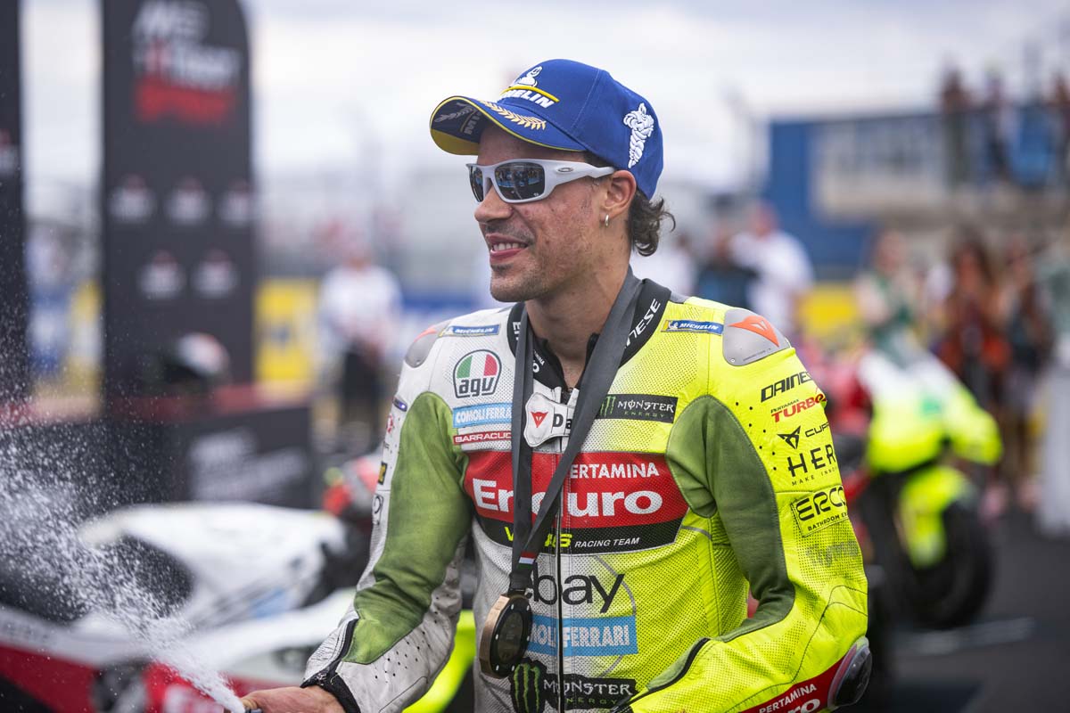 Franco Morbidelli re-signs with VR46 Racing Team