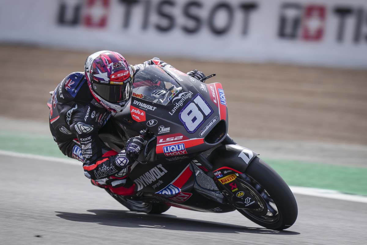 Senna Agius takes first win in Moto2