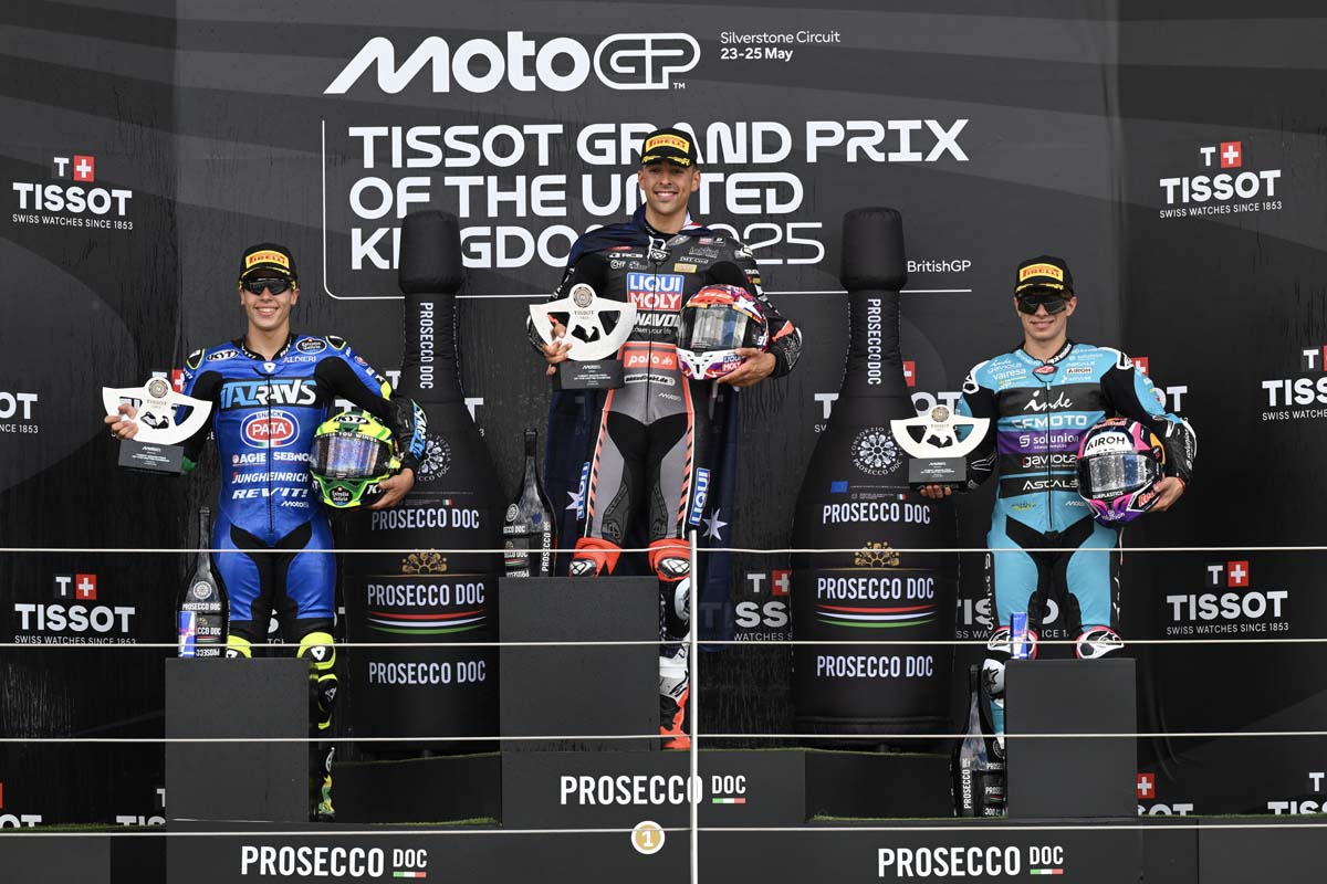 Senna Agius takes first win in Moto2