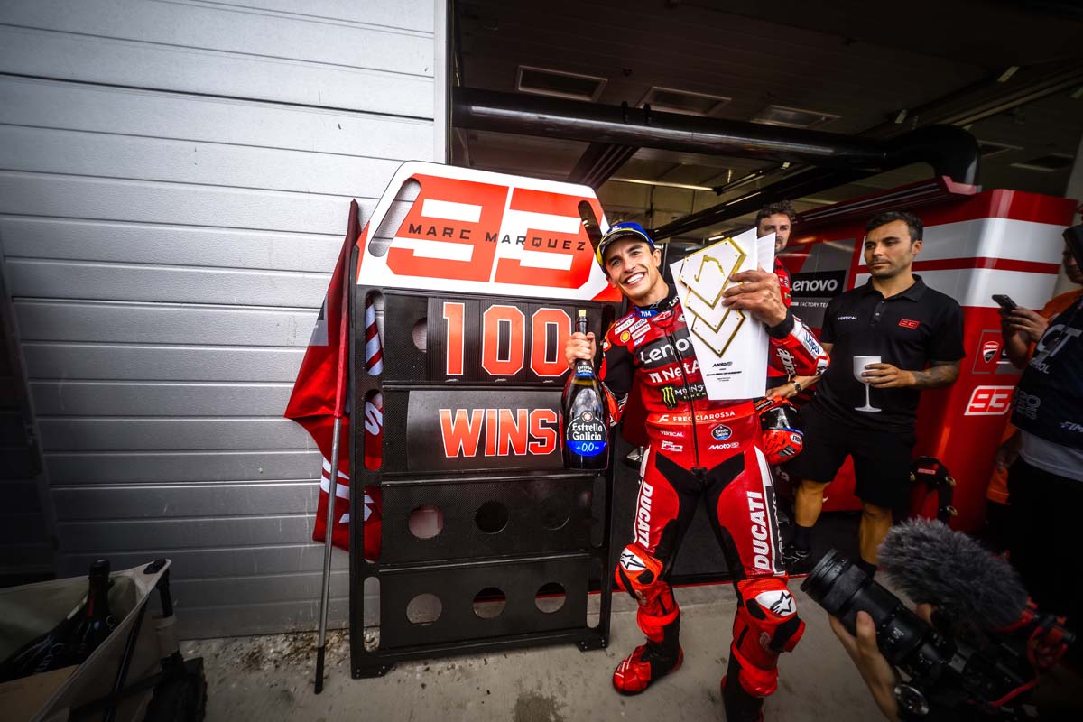 Marc Marquez re-signs with Ducati Lenovo Team