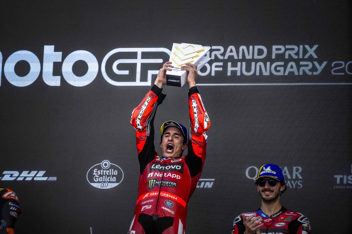 Marc Marquez re-signs with Ducati Lenovo Team