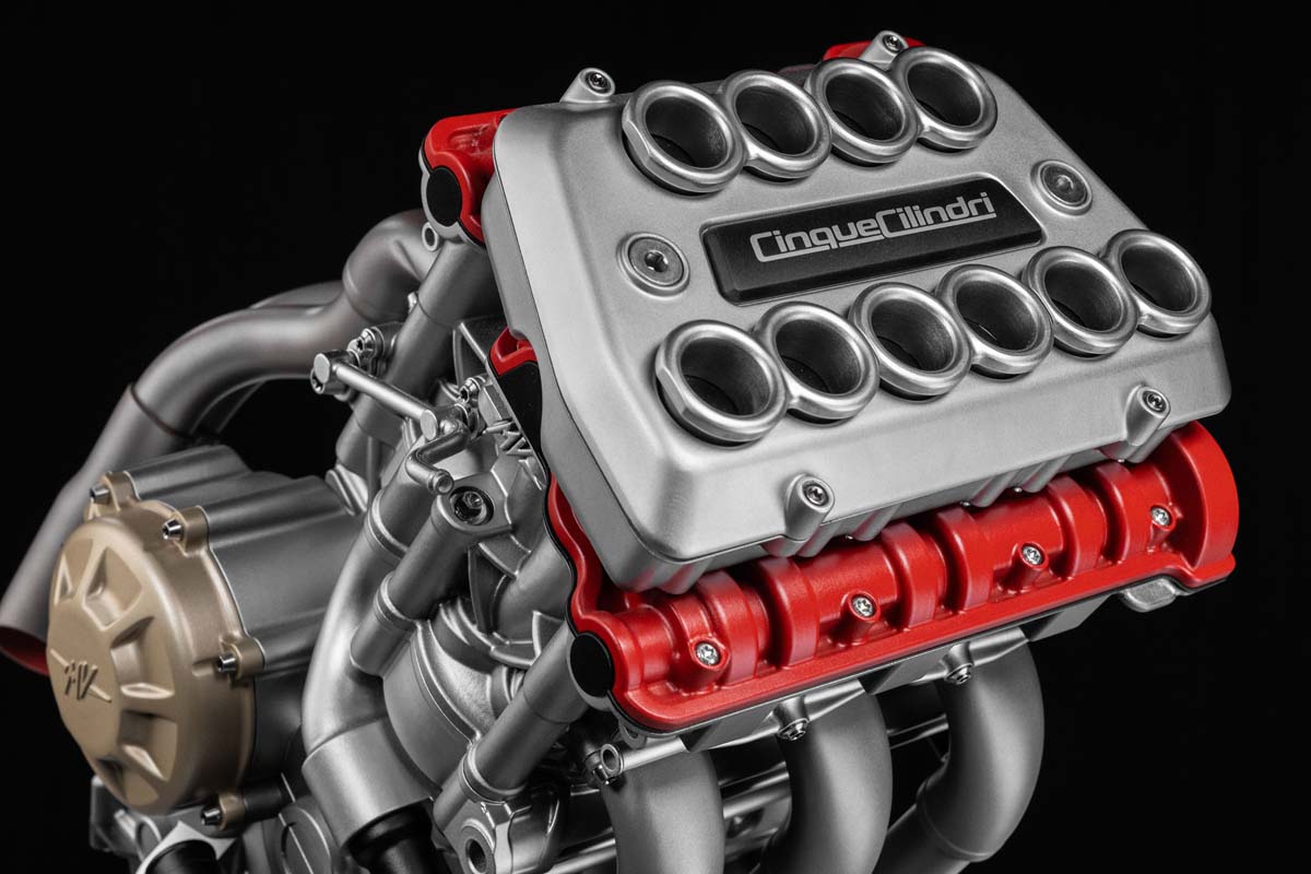 MV Agusta provides more details on five-cylinder engine