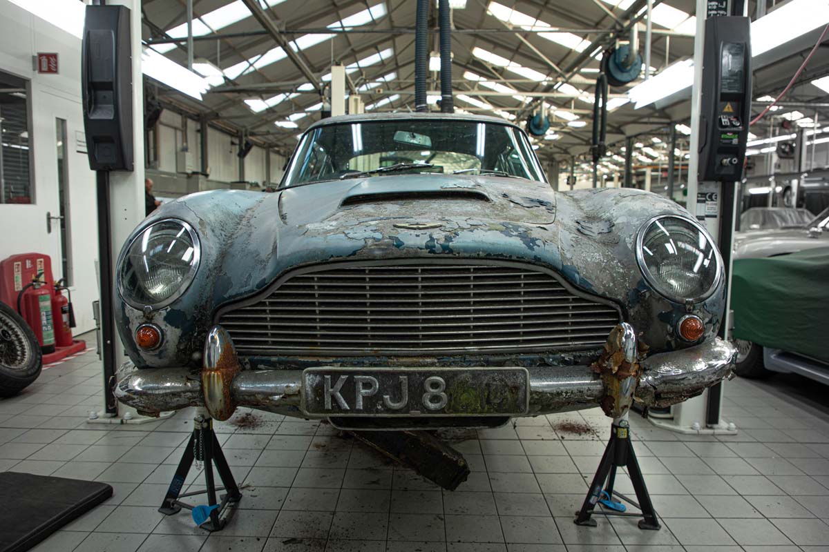Aston Martin Works restore classic DB5