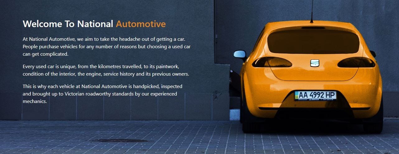 DEALER FOCUS – National Automotive