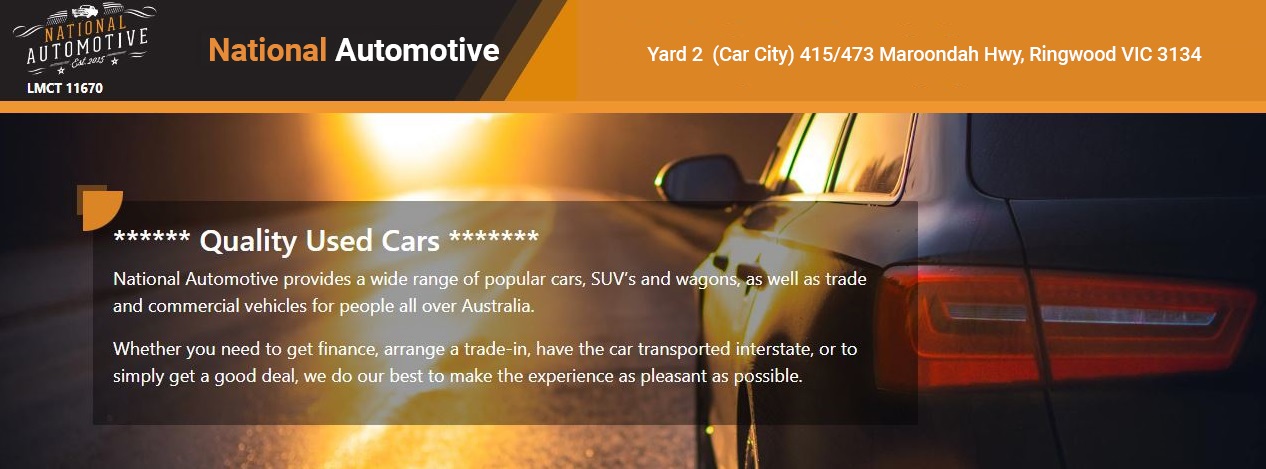 DEALER FOCUS – National Automotive