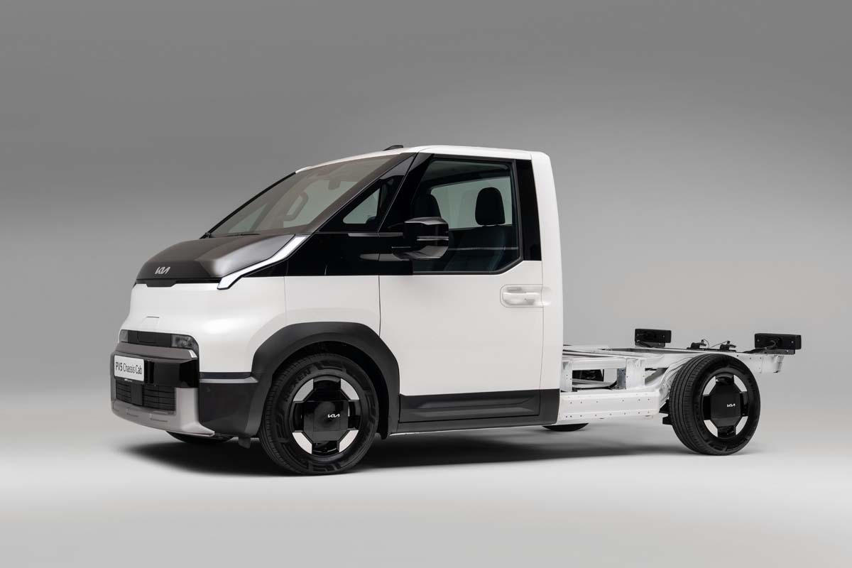 Kia unveils PV5 cab chassis