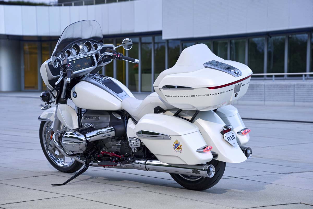 BMW dealer creates “Papal” R 18 Transcontinental