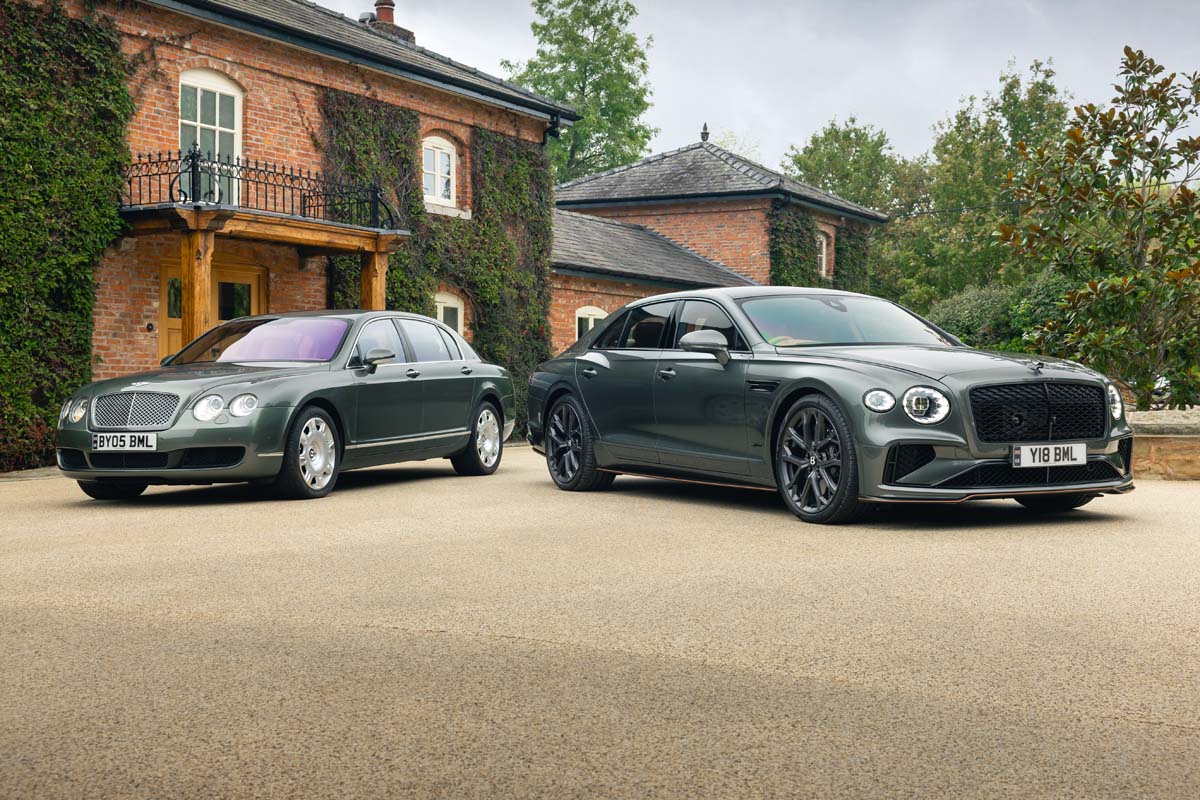Bentley pays tribute to classic sedans