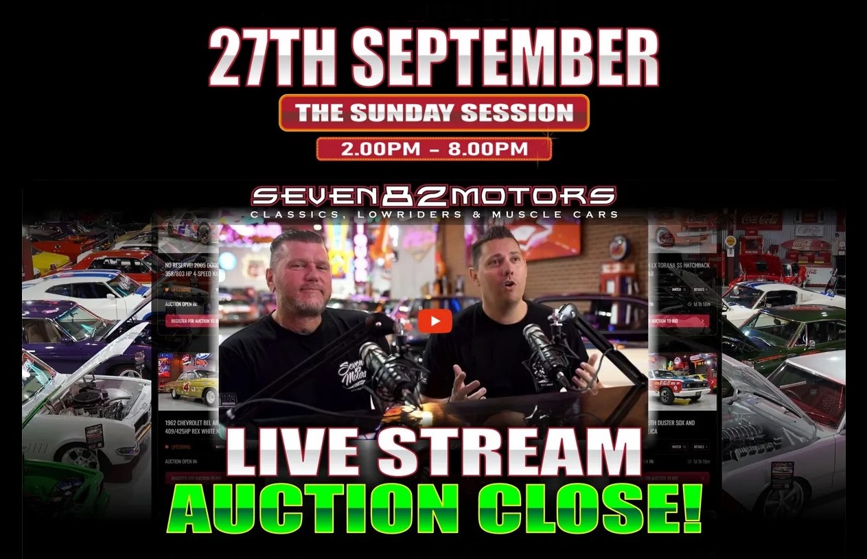 SEVEN82MOTORS’ September Auction is LIVE