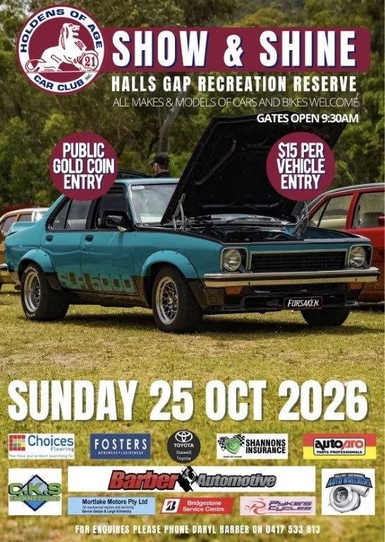Show & Shine - Halls Gap