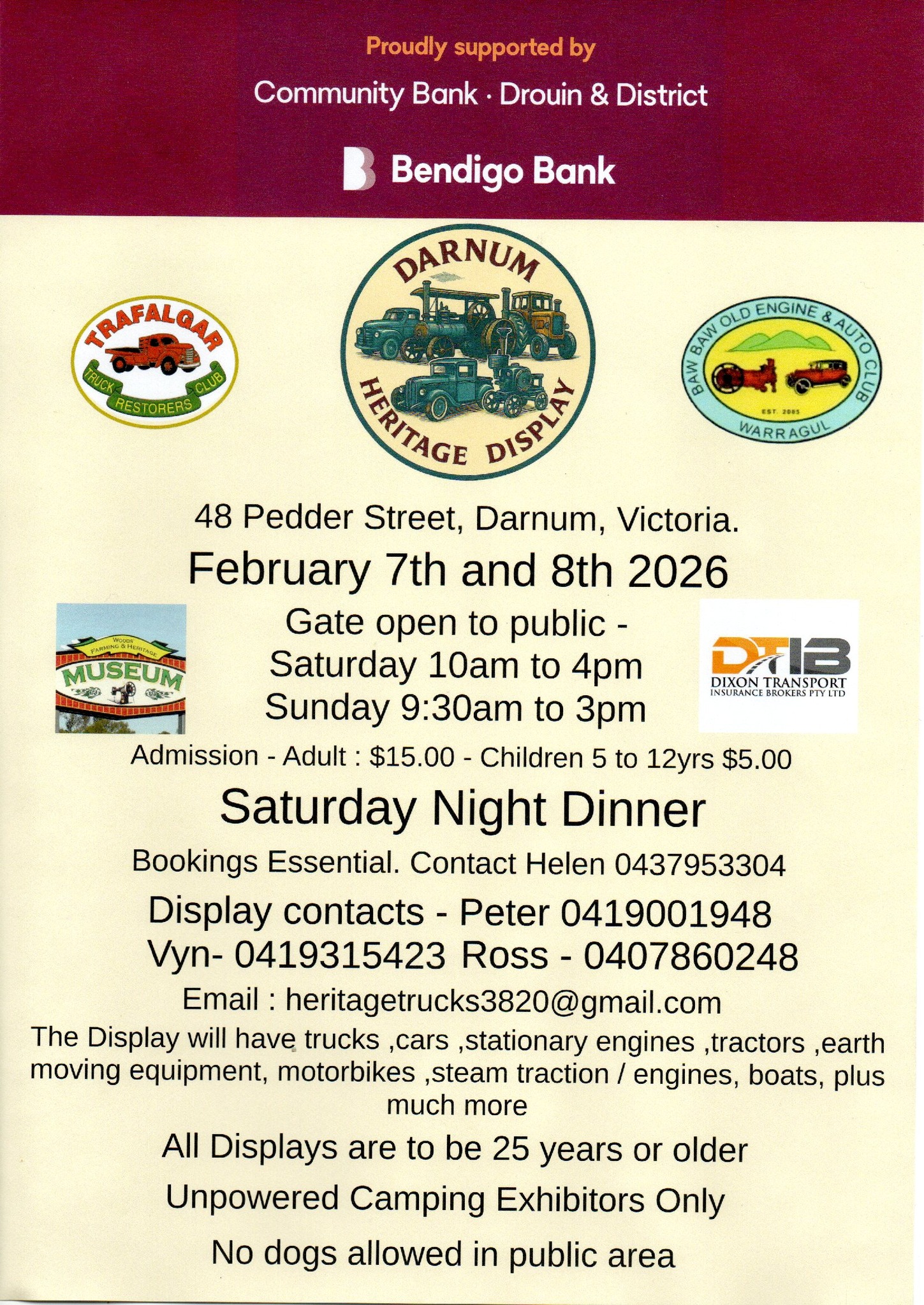 HETITAGE VEHICLE & MACHINERY DISPLAY