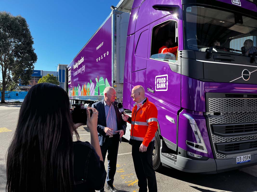 Volvo supports Foodbank