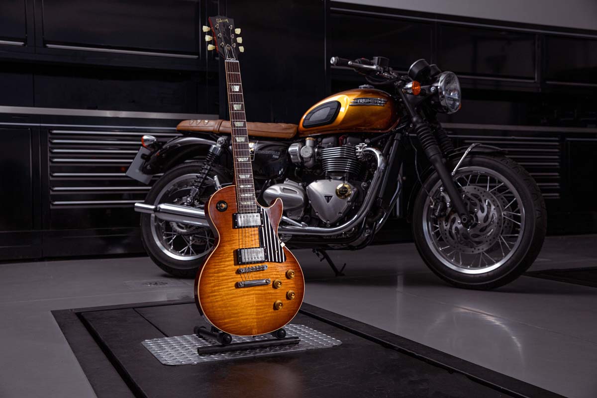 Triumph teams up with Gibson guitars for DGR