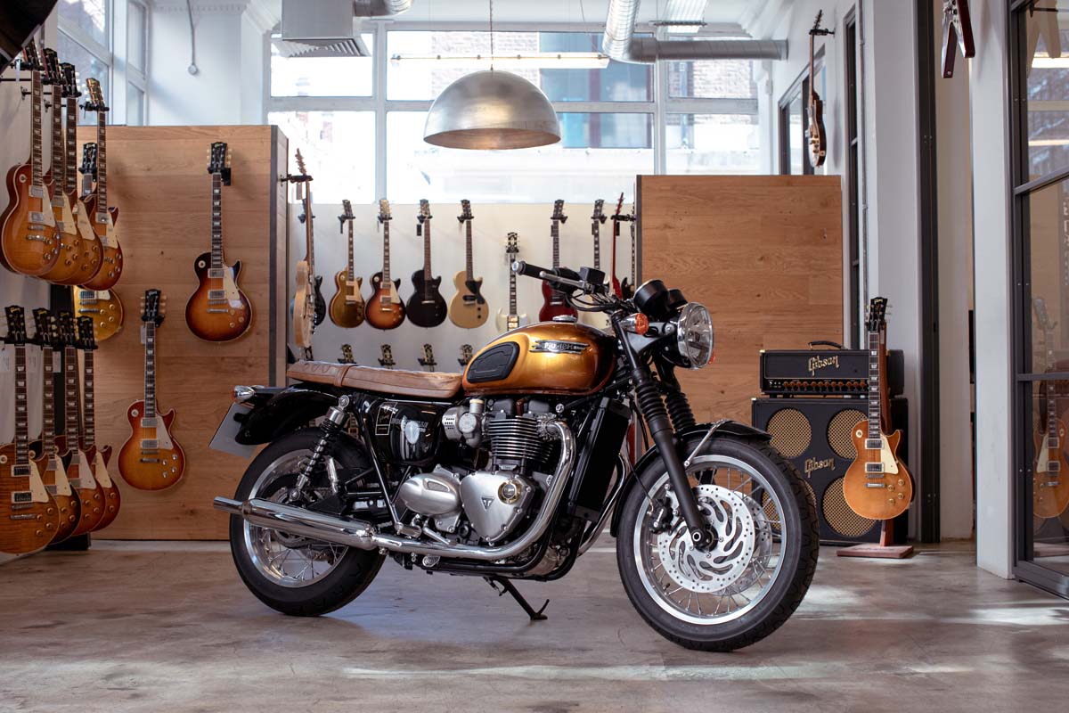 Triumph teams up with Gibson guitars for DGR