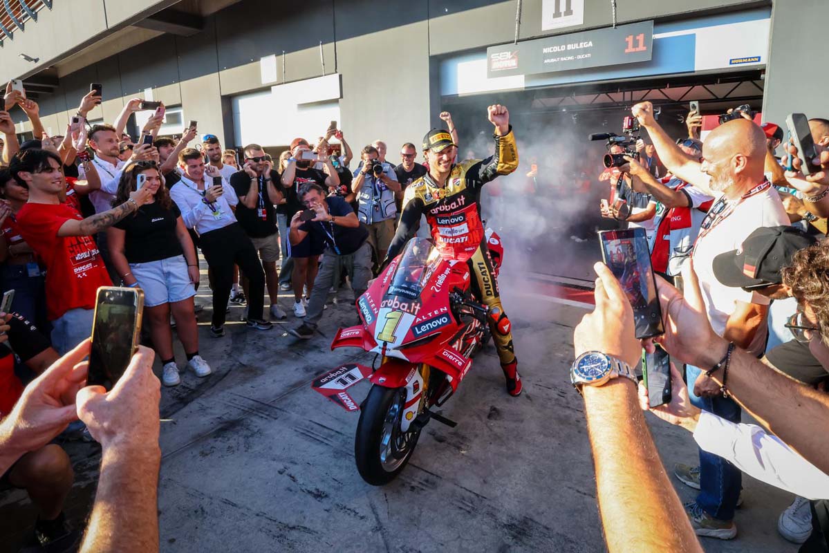 Nicolo Bulega wins 2026 Superbike World Championship