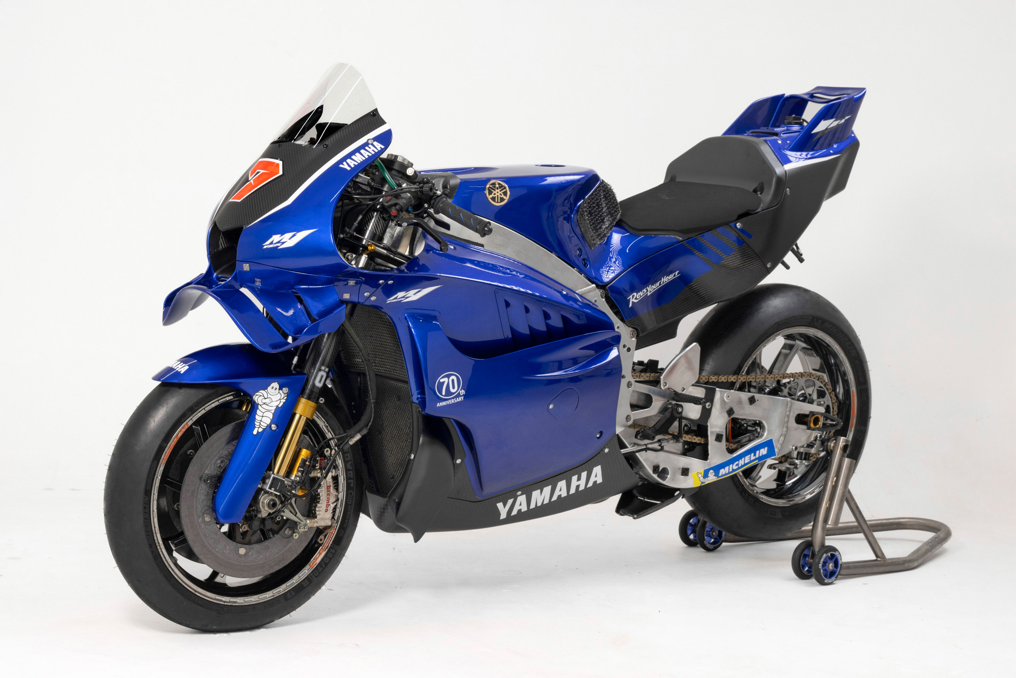 Yamaha unveils V4 MotoGP bike