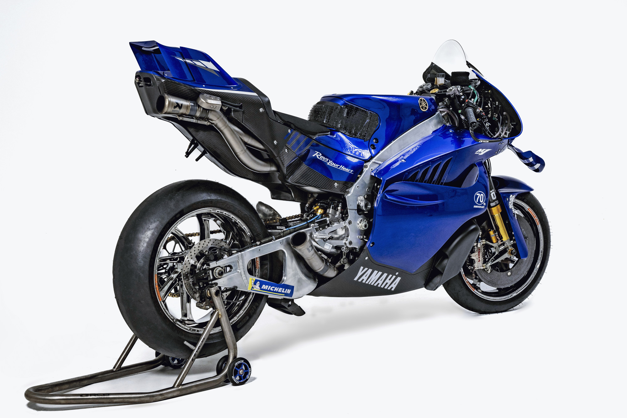 Yamaha unveils V4 MotoGP bike