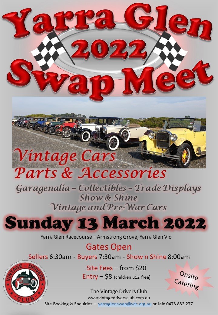 YARRA GLEN AUTOMOTIVE SWAP MEET 2022 IN YARRA GLEN VIC 3775 JUST CARS