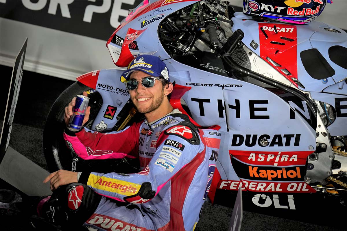 Gresini Racing take breakthrough MotoGP win