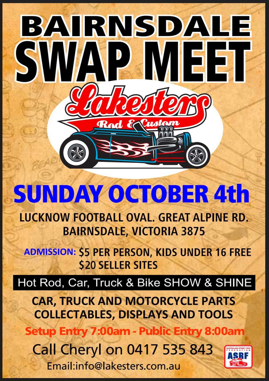 BAIRNSDALE SWAP & CAR SHOW