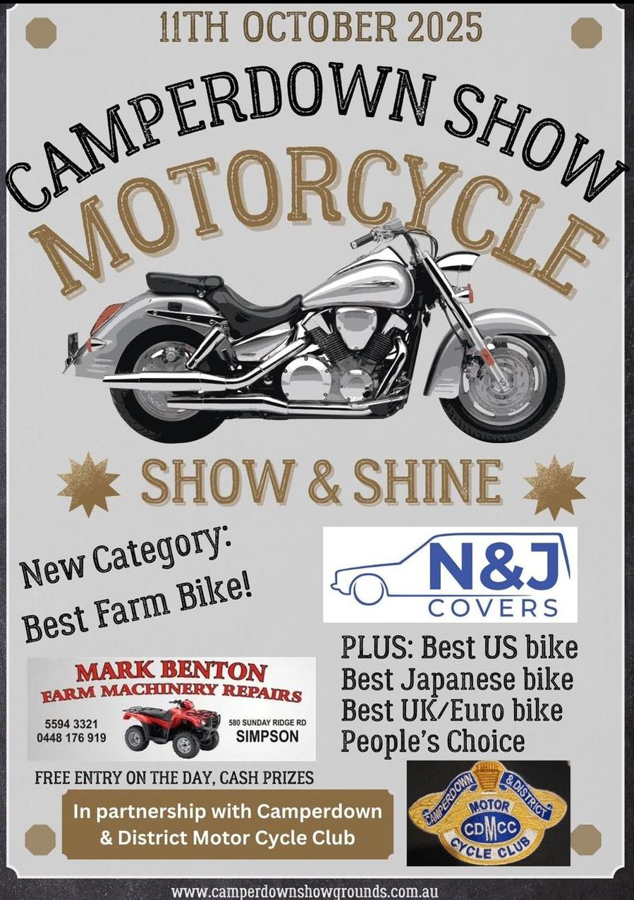 Camperdown Motorcycle Rally Show and Shine
