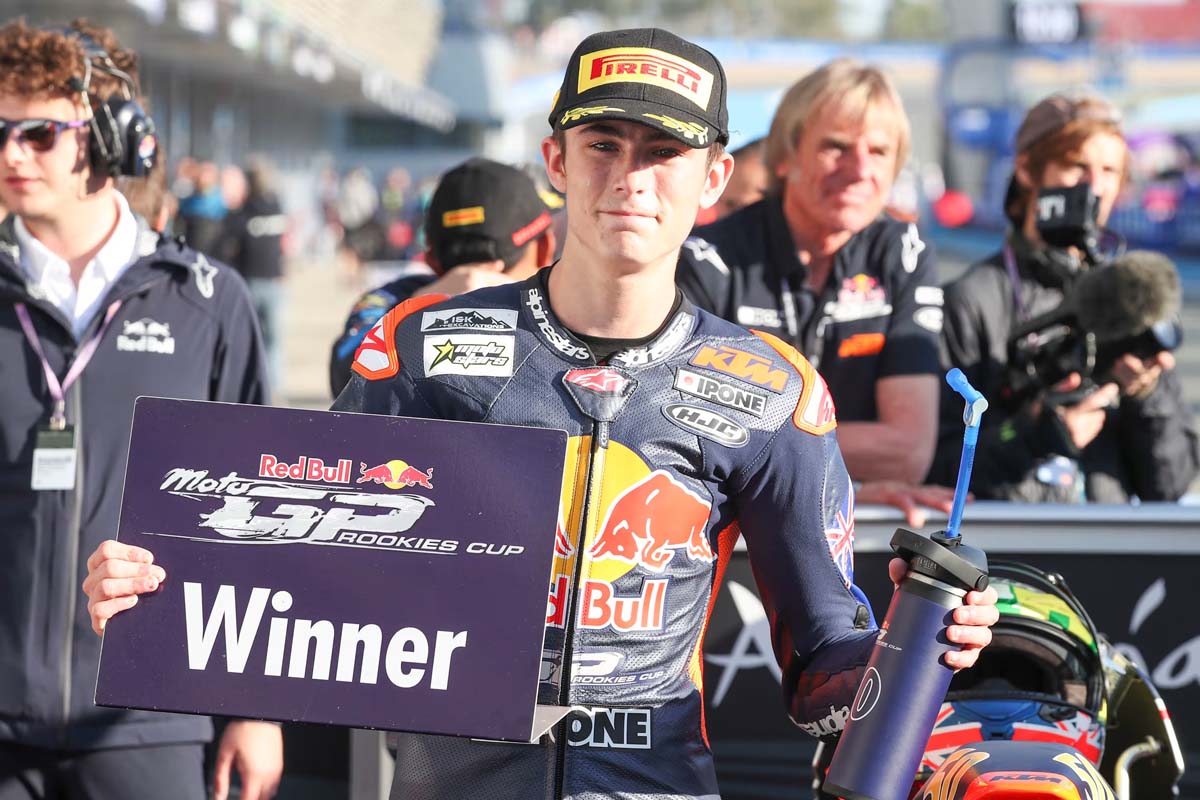 Carter Thompson takes first win in Red Bull Rookies