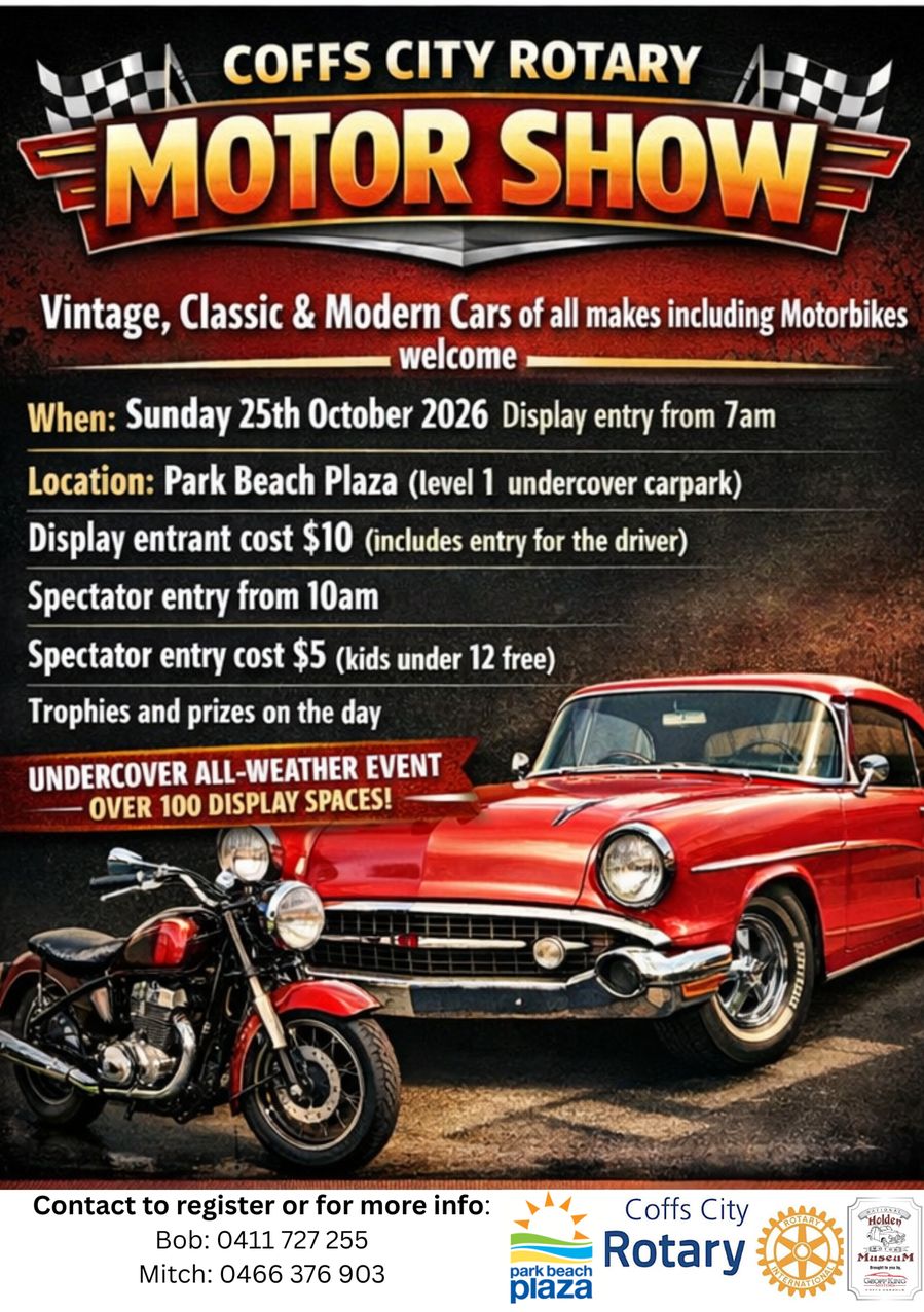 Coffs City Rotary Motor Show
